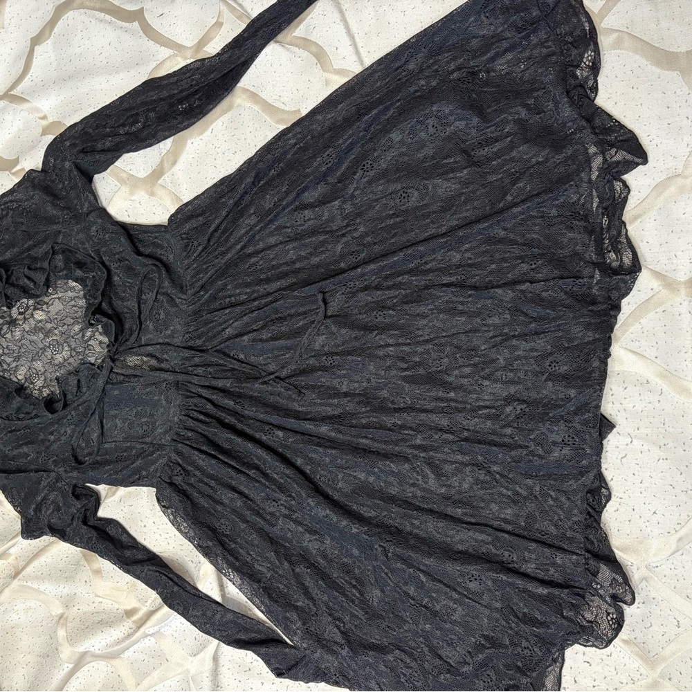 Urban Outfitters Black Lace Dress